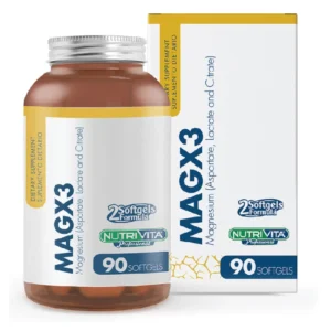 Mag X3 Aspartato, Lactato y Citrato de Magnesio